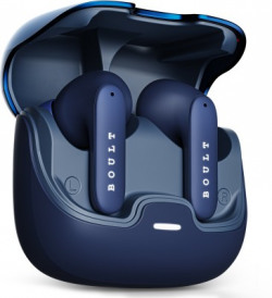 Boult Z40 with Zen ENC Mic, 60H Battery Life, Low Latency Gaming, Made In India, 5.3 Bluetooth Headset(Blue, In the Ear)
