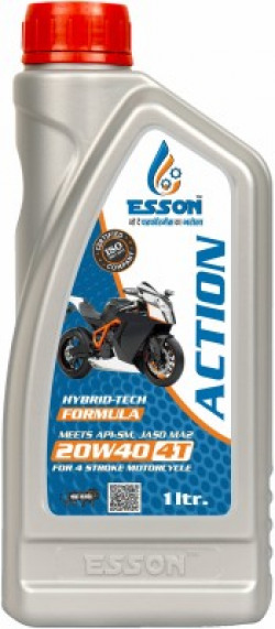 ESSON ACTION 20W40 ACTION 20W40 4T 1 LTR P1 High Performance Engine Oil(1 L, Pack of 1)
