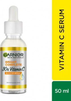 GARNIER Bright Complete Vitamin C Face Serum|Glowing skin with dark spot reduction(50 ml)