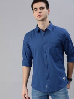 Roadster Men Casual Blue Shirt Starts at Rs:310