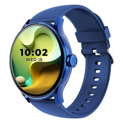 beatXP Flare Pro 1.39 HD Display Bluetooth Calling Smart Watch, 100+ Sports Modes, Heart Rate Monitoring, SpO2, AI Voice Assistant, IP68 - Persian Blue