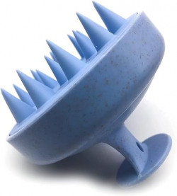Wuze Scalp Massager Shampoo Brush with Soft Silicone Bristles for Anti Dandruff, Exfoliating and Scalp Care, Prevents Hair loss for Men, Women (multicolor)
