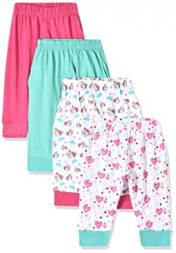 BUMZEE Dark Pink.Green Unisex Baby Pajamas Pack of 4-3-6 Months (Model: Peb506675)