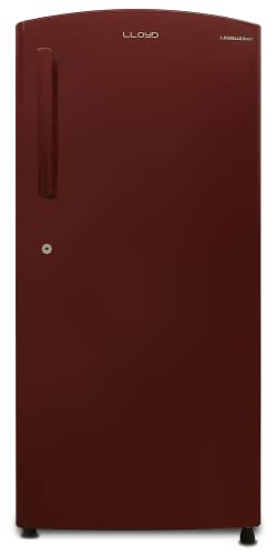 LLYOD Havells- 225L 2 Star Direct Cool Single Door Refrigerator - Royal Red With Fast Ice Making, Stabilizer Free Operation Gldc242Srrt2Eb