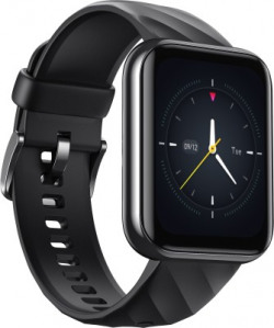 DIZO Watch D 1.8 inch Dynamic display with 550nits brightness (by realme techLife)(Classic Black Strap, Free Size)