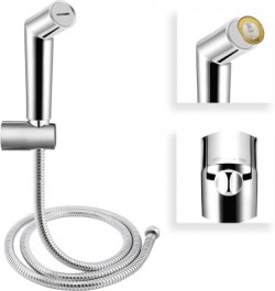 Flipkart SmartBuy FKSB-HF12 FKSBHF2305 Olive ABS Health Faucet with SS-304 Grade 1 Mtr Flexible Hose Pipe Health Faucet(Wall Mount Installation Type)