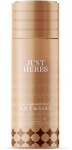 Just Herbs Long Lasting Body Spray Salt & Sand Deodorant Spray - For Men & Women(150 ml)