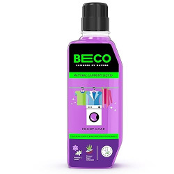 Beco Matic Natural Laundry Liquid | Front Load, 1L | Natural Formula for Tough Stain Removal & Fabric Care | No Harsh Chemicals | 100% Ecofriendly