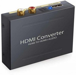 Tobo TV-out Cable HDMI to HDMI Audio Extractor HDMI Converter Adapter PS4 Amplifier TV. TD-562H(Black, For Projector)