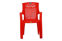 Prima Baby Plastic Chair 113 Strong Durable and Comfortable with Backrest for | Kids | Study | Play | for Home/School/Dining for 2 to 6 Years Age Red