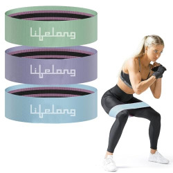 Lifelong Fabric Resistance Band -Resistance Bands for Workout Men & Women -Fitness Band, Theraband for Physiotherapy, Exercise Bands, Stretching Band,Stretch Bands, Gym Band,Loop Bands, Pull Up Band