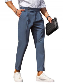 Men's Trouser || Men's Regular Trouser || Men's Regular Fit Casual Trouser (Tro-05-08) (36, Blue)