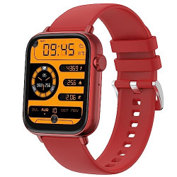 Fire-Boltt Newly Launched Ninja Fit Pro Smartwatch Bluetooth Calling Full Touch 2.0 & 120+ Sports Modes with IP68, Multi UI Screen, Over 100 Cloud Based Watch Faces, Built in Games (Red)