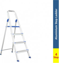 Flipkart SmartBuy 4 Step With Heavy Platform Small Aluminium Ladder(With Platform)