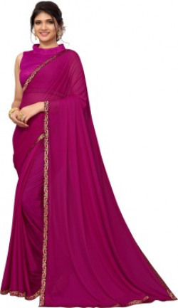 Samah Printed Banarasi Lycra Blend Saree Starts at Rs:229