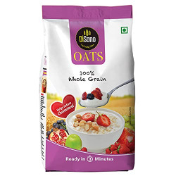 Disano Oats, 1kg, Natural Wholegrain, High in Protien and Fibre, Rolled Oats