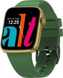 alt Lit, 1.85 HDDisplay, Bt Calling, 7 day Battery, AI Voice Asst, Rotating Crown Smartwatch(Moss Green Strap, Regular)