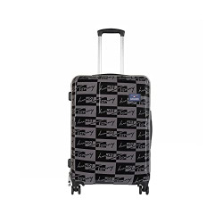 Tommy Hilfiger Spring Field 55cm Plastic Hard Luggage Unisex Trolley Bag -Black+Grey