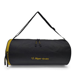 Jager-Smith GB 501 Multipurpose Gym Bag with Shoe Compartment (Black, Yellow)