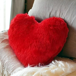 ascension Heart Shape Cushion Pillow Valentine Gift for Girlfriend Boyfriend Couples Husband and Wife Valentine's Day Love Pillow Valentine Week Gift Item (12 X12 )