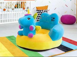 Kiddietown Fabric Sofa(Finish Color - BLUE, Pre-assembled)