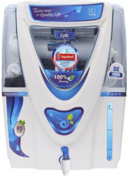 Royal Aquafresh Epic 12 L RO + UV + UF + TDS Water Purifier(White-Blue)