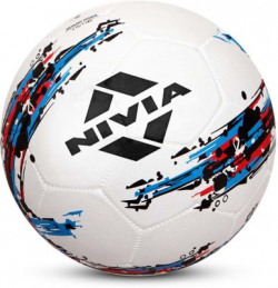 NIVIA Storm Football - Size: 5(Pack of 1, White)