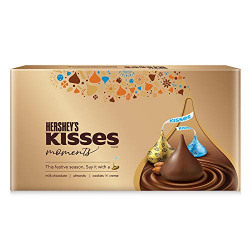 Hershey's Kisses Moments Chocolate Valentine Gift Box for her| for him | 129g ( Pack of 2)