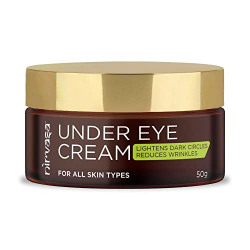 Nirvasa Under Eye Cream, Remove Dark Circles & Wrinkles, Vegan, Mineral Oil Free and Paraben Free - 50 gm (Pack of 1)