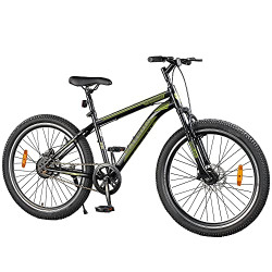 Lifelong LLBC2602 Falcon 26T with Disc Brake and Suspension Freeride Cycle (Black) I Idealfor:Unisex Adults (Above 12 Years) I Frame Size: 18