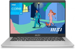 MSI Modern 14 Intel Core i3 12th Gen 1215U - (8 GB/512 GB SSD/Windows 11 Home) Modern 14 C12M-445IN Thin and Light Laptop(14 Inch, Urban Silver, 1.4 Kg)