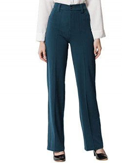 KOTTY Women's Relaxed Pants (KTTWOMENSPANT151_Teal Green_KTTWOMENSPANT154XXL