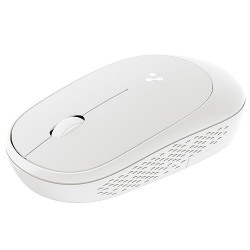 Ambrane SliQ Wireless Optical Mouse with 2.4GHz, USB Nano Dongle, 3 Keys with Silent Clicks, 1200 DPI, Comfortable Grip (Grey)