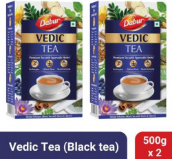 Dabur Vedic Premium Ayurvedic Herbs Black Tea Box