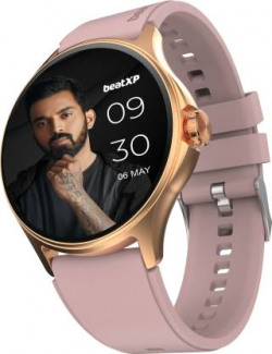 beatXP Sigma 1.38'' HD Display Bluetooth Calling, Health Tracking & AI Voice Assistant Smartwatch(Gold Strap, Free Size)