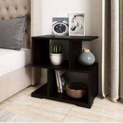 casaandsaca Engineered Wood Coffee Table(Finish Color - Matt black, DIY(Do-It-Yourself))
