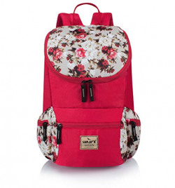 Lunar's Monica - 1 Compartment Water Resistant Stylish Fashion Ladies Girls School Bag Student Standard Backpack Women's Trendy Travel Bag