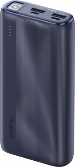 ORAIMO 20000 mAh 12 w Power Bank(Blue, Lithium Polymer, Fast Charging for Mobile)