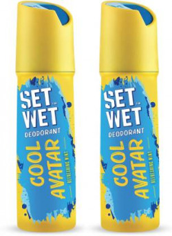 SET WET Cool Avatar Body Perfume Deodorant Spray - For Men(300 ml, Pack of 2)