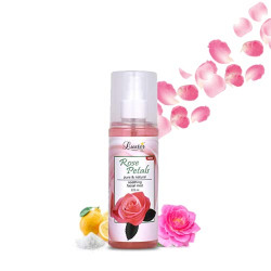Luster Rose Petals Pure & Natural Rose Water | Soothing Facial Mist | Toner For Face | For Women & Men | All Skin Types | Paraben & Sulfate Free - 225ml