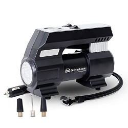 GoMechanic Digital Tyre Inflator for Car - 150 psi, 12V DC Portable Air Pump/Compressor with Digital Tyre Pressure Gauge, Suitable for Bikes, Bicycles or Any Inflatable with LED Light (Gusto T4)