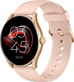 beatXP Vega 1.43'' Super Retina AMOLED Display, 1000 Nits, Bluetooth Calling with IP68 Smartwatch(Rose Gold Strap, Free Size)