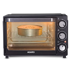AGARO Grand Oven Toaster Grill Convection Cake Baking Otg With 6 Heating Mode (Black,30 Liter),1500 Watts