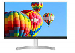LG - 27Mk600, 27 Inch (68.58 Cm) 1920 X 1080 Pixels, Borderless Full Hd Color Calibrated IPS Monitor (White)