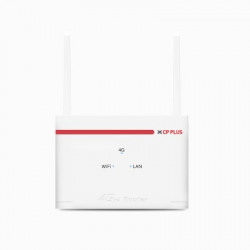 CP PLUS CP-XR-DE21-S 150 Mbps 4G Router(White, Dual Band)