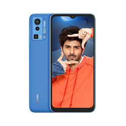 Lava Blaze Pro (Glass Blue, 4GB RAM, 64GB Storage)| 50 MP AI Triple Camera| 2.3 Ghz Octa Core MTK Helio G37 |Side Fingerprint Sensor| Upto 7GB Expandable RAM