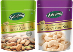 Happilo Premium Nuts Combo Almonds, Cashews(400 g)