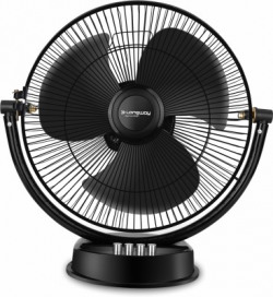 Longway Speedy 300 mm Energy Saving 3 Blade Table Fan(Black, Pack of 1)