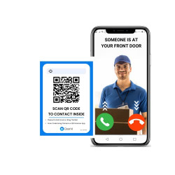 DoorVi Smart Video Doorbell Powered by QR Code Technology | Instant Visitor Video Call on Smartphone | QR Scannable Technology | 2-Way Talk
