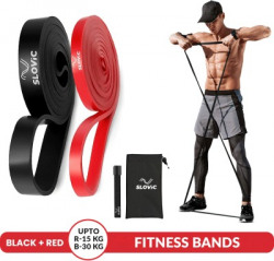SLOVIC Resistance TPE Bands for Workout ( Pack of 2)